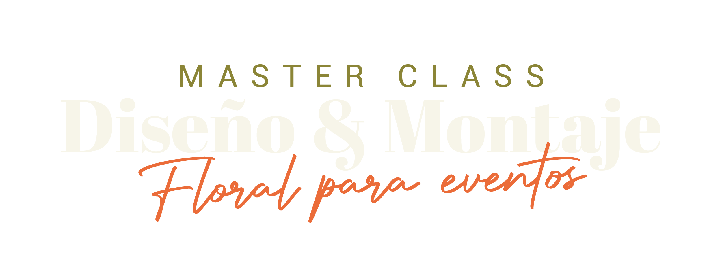 Master Class diseño y montaje floral para eventos